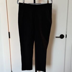 Brass Elegant Black Cropped Pants